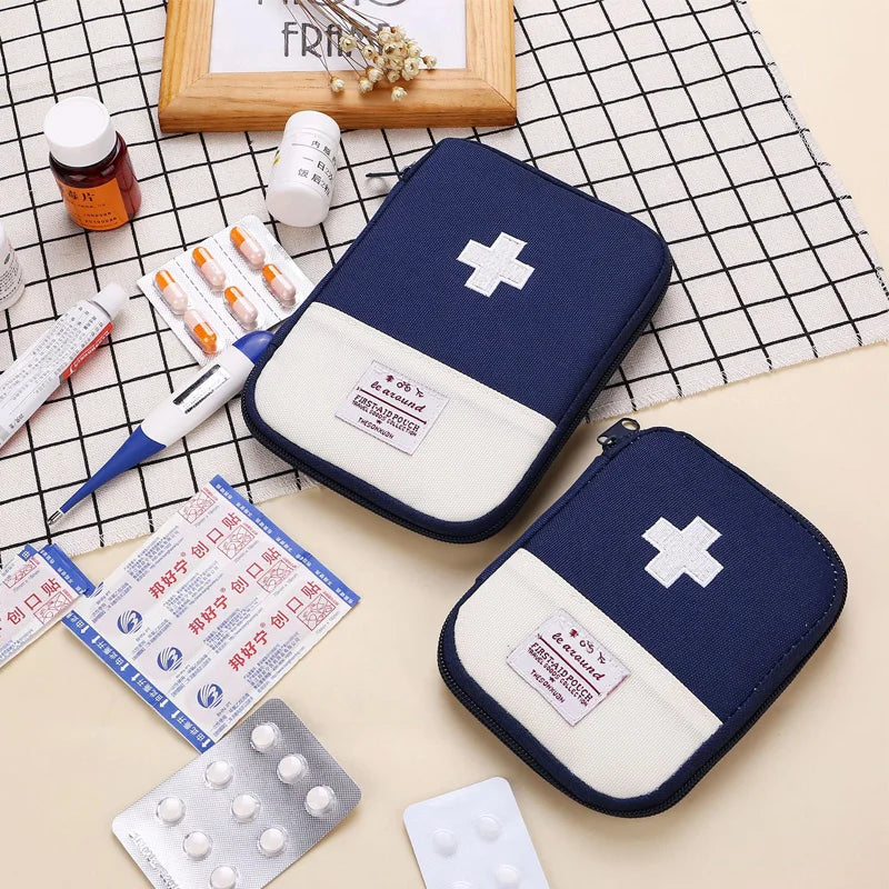 Portable First Aid Kit For Home Outdoor Travel Camping Emergency Medical Bag Small Carrying Medical Treatment Packs