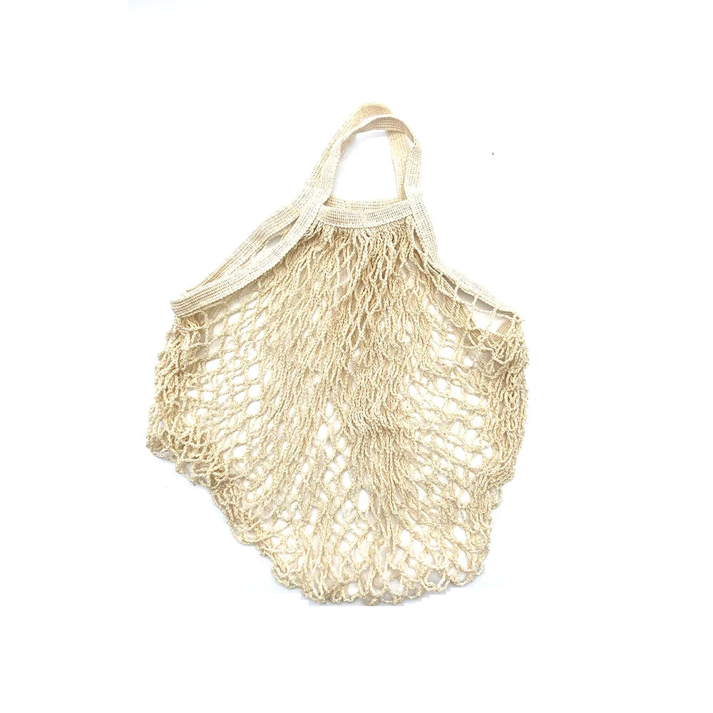 Reusable Grocery Produce Bags Cotton Mesh Ecology Market String Net Tote Bag Kitchen Fruits Vegetables Hanging Bag Home