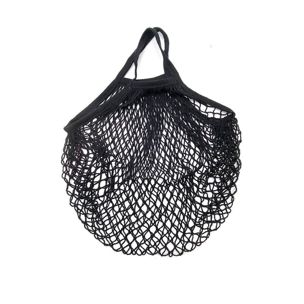 Reusable Grocery Produce Bags Cotton Mesh Ecology Market String Net Tote Bag Kitchen Fruits Vegetables Hanging Bag Home