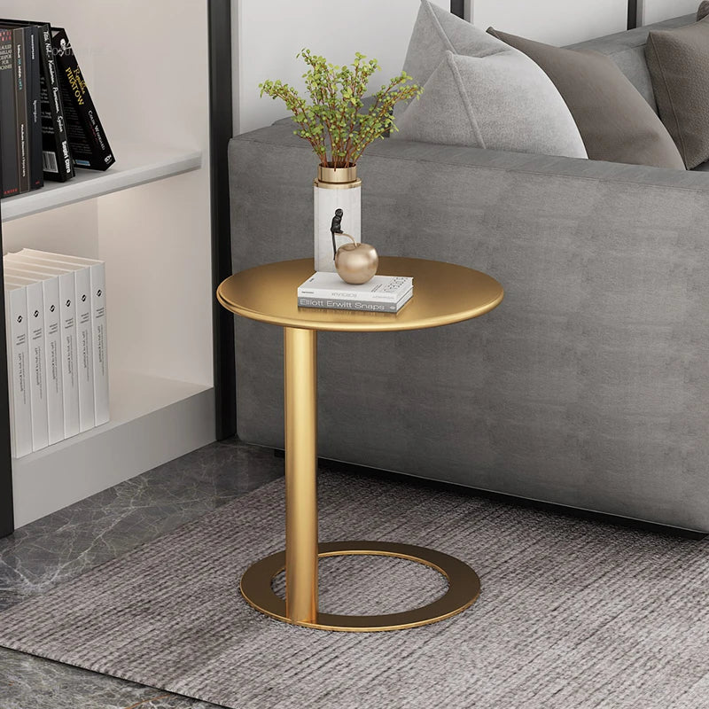 Nordic Office Bedroom Leisure Coffee Tables Light Luxury Small Apartment Round Table Simple Living Room Furniture Villa Endtable