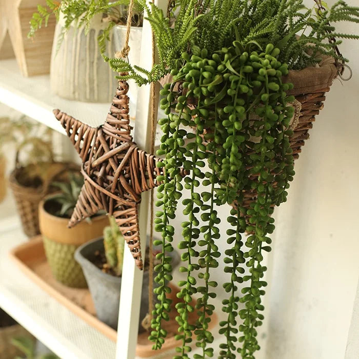 Green Artificial Succulents Plants Home Garden Bedroom Balcony Desktop Table Mini Bonsai Wedding Party Decoration Fake Plants