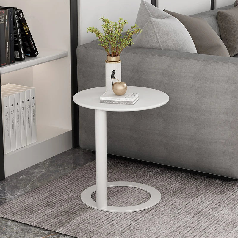 Nordic Office Bedroom Leisure Coffee Tables Light Luxury Small Apartment Round Table Simple Living Room Furniture Villa Endtable