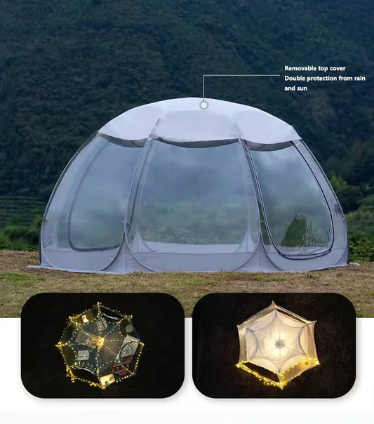 Outdoor Tent Transparent Starry Bubble House Beach Camping Sun Room Online Celebrity Courtyard Yurt Waterproof Car Self Driving