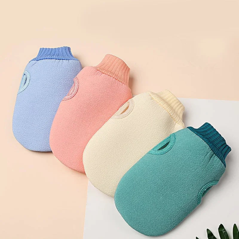 Bath For Peeling Exfoliating Body Cleaning Scrub Mitt Rub Dead Skin Gloves For Shower Body Brush Towel SPA Foam Body Massage