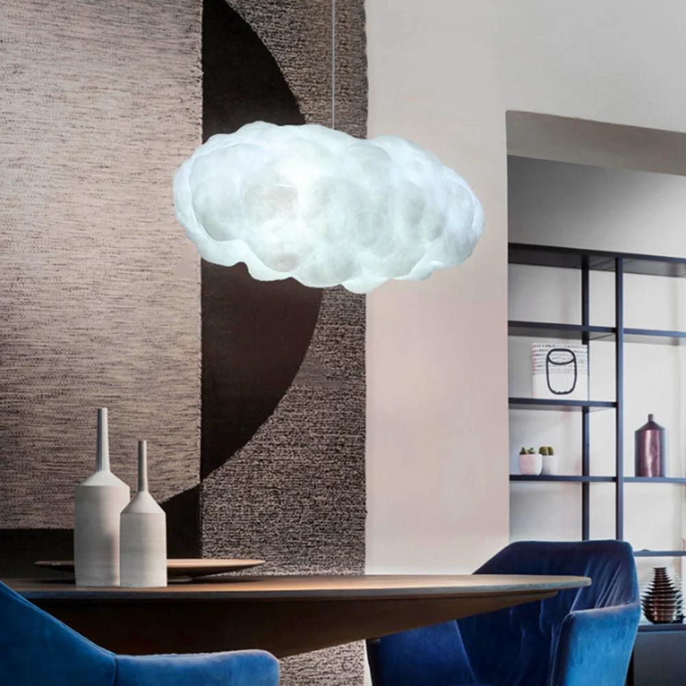 Nordic designer floating cloud light Coffee Shop Dining table light fixtures novelty lustre luminaire suspension pendant lamp