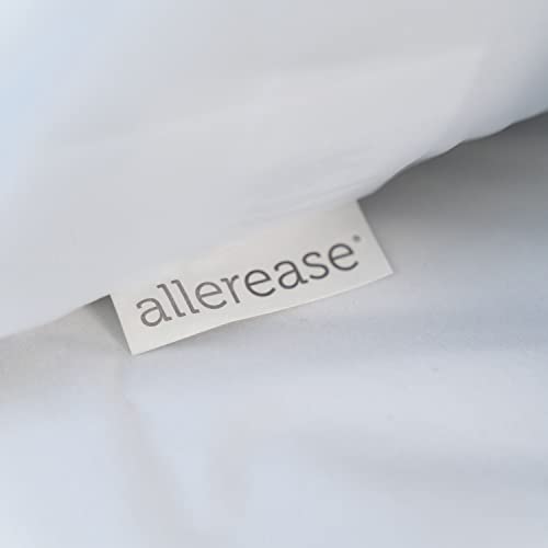 Aller-Ease Washable Hot Water Wash Pillow Protector, 2 Pack, White 2 Count