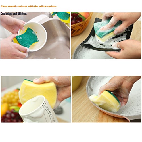 Kitchen Cleaning Sponge,Eco Non-scratch for Dish,Scrub Sponge(Pack of 24)