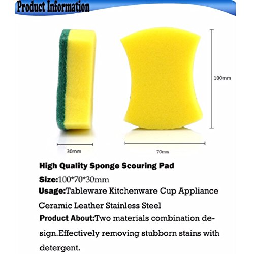 Kitchen Cleaning Sponge,Eco Non-scratch for Dish,Scrub Sponge(Pack of 24)